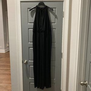 Emma & Michele 1X Women Black Wide Leg Jumpsuit (NWOT)